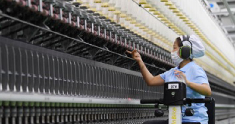 CMC works in textile industry