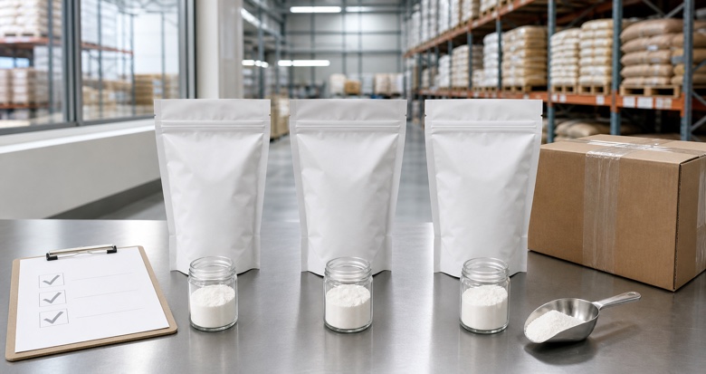 Three representative food-grade CMC sample lots prepared for batch-consistency evaluation